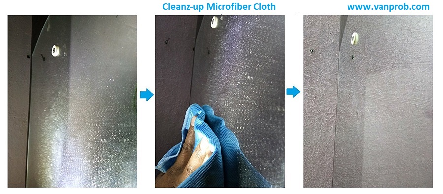 Microfiber Cleaning Cloth - Lint Free, Streak Free, Double Sided, Multipurpose