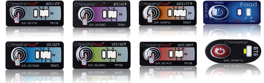 Timestrip Plus - Temperature Breach Indicator Labels